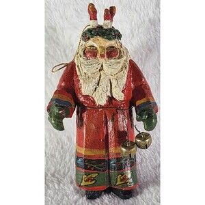 Vintage 1991 House of Hatten FATHER FROST SANTA St. Lucia CROWN of CANDLES Ornmt